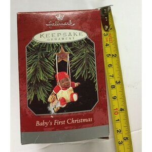 Christmas Ornament "Baby's First Christmas" Hallmark 1998 QX6233